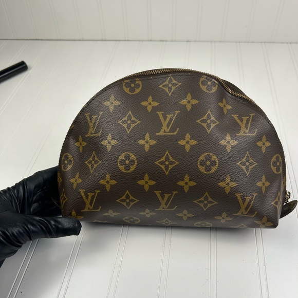 Louis Vuitton Monogram Trousse Demi Ronde Cosmetic Pouch - Picture 3 of 13